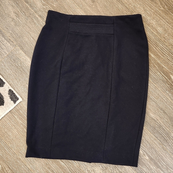 Premise Dresses & Skirts - Premise Womens Navy Blue Comfort Stretch Pencil Skirt Size 8p